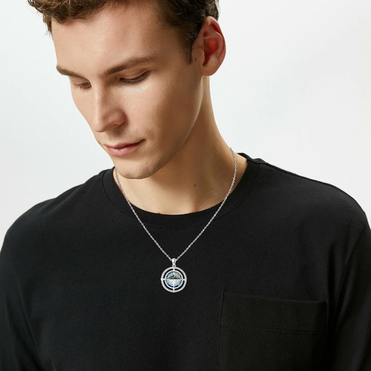 Midir&Etain Faith of A Mustard Seed Necklace S925 Sterling Silver Mountain Christian Pendant Necklace Religious Gifts Jewelry for Women - Image 6