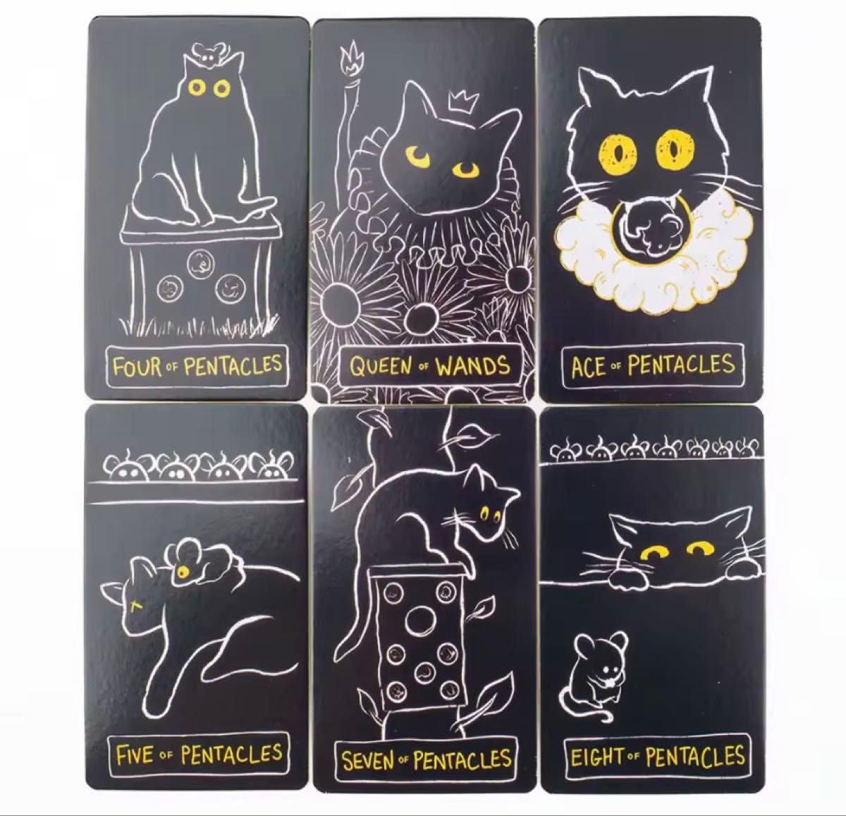 Amazon.co.jp: 黒猫タロット THE BLACK CAT TAROT 猫 タロットカード