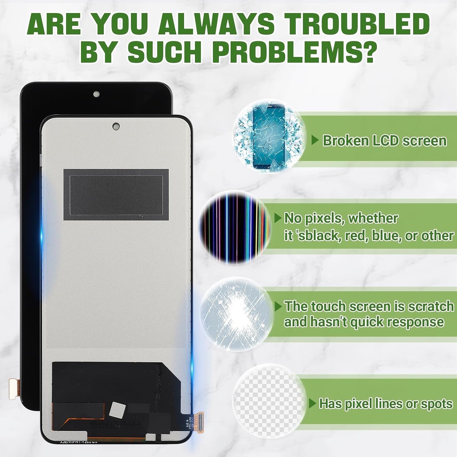 New TFT LCD Display for Oppo Reno12 F 5G with Upgraded Repair Tools Kit-NO Fingerprint Function