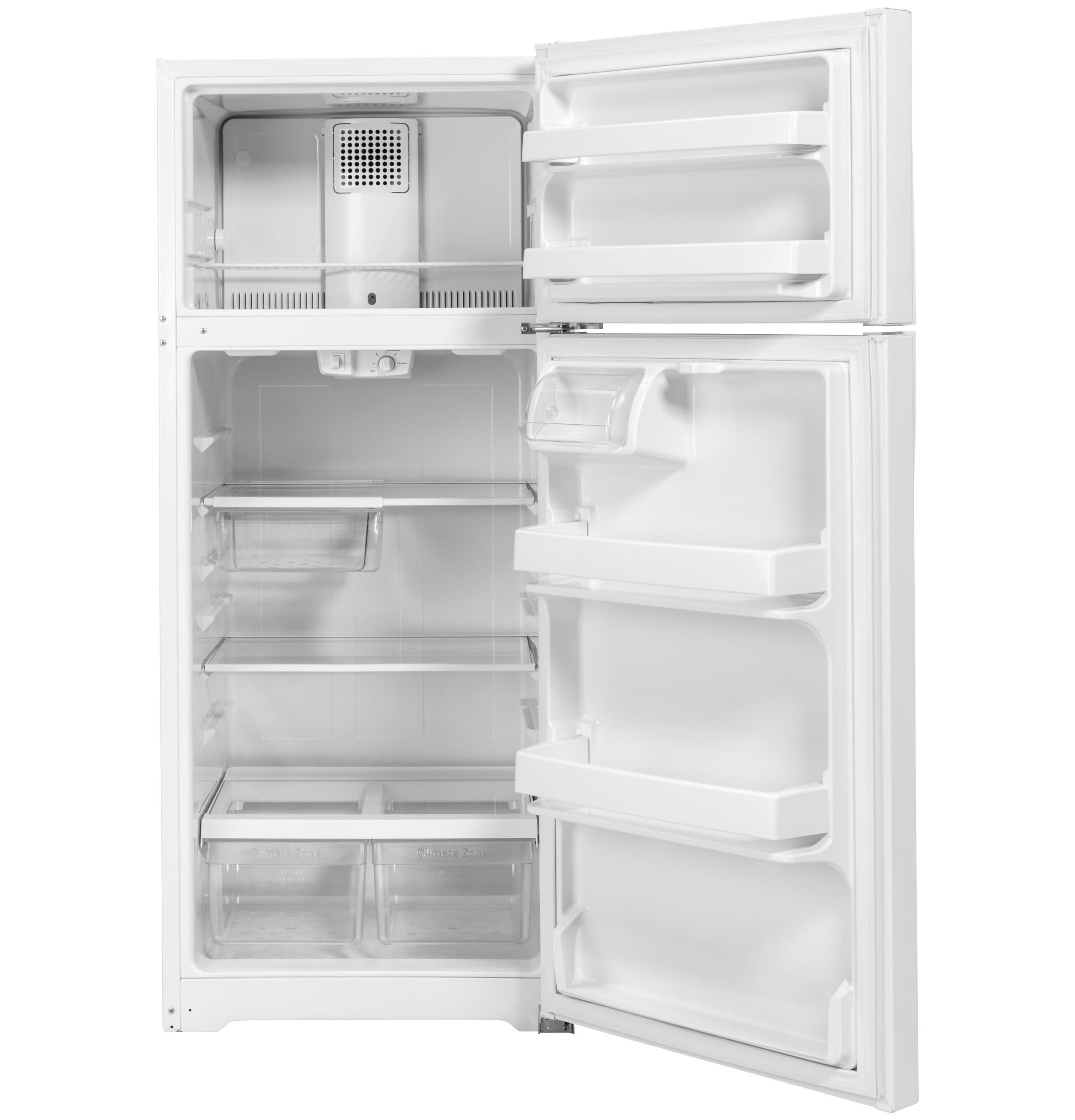 GE® 16.6 Cu. Ft. Top-Freezer Refrigerator on Fridge.com - View 4