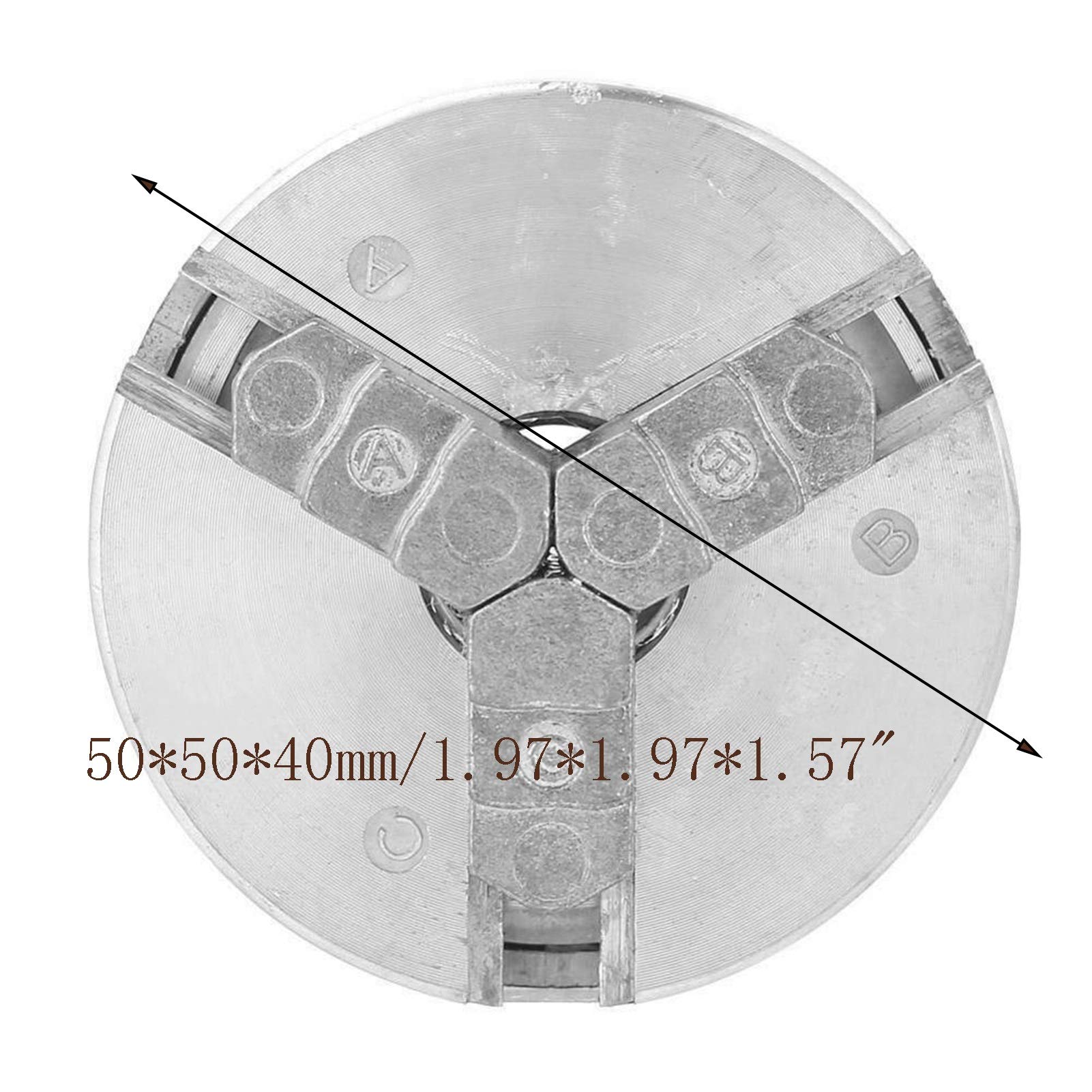 Mini uchwyt wiertarski Z011 aluminiowy uchwyt 3-szczękowy uchwyt mocujący do małej tokarki metalowej narzędzie do frezowania uchwyt drewniany tokarka Panel sterowania