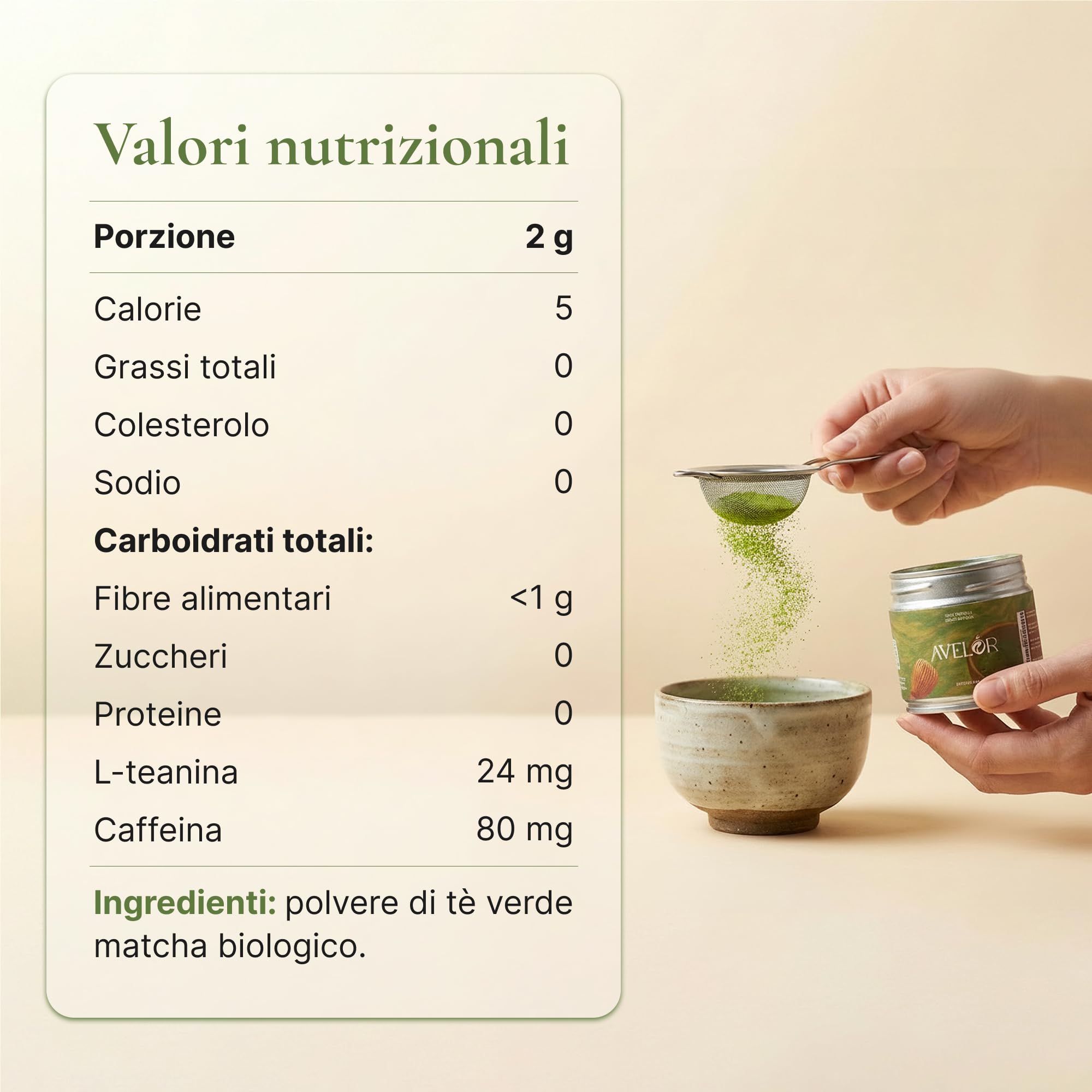 Avelor Sabi Polvere di Tè Matcha (0,5kg / 500g) – Formato Professionale – Grado Cerimoniale Autentico – Macinato a Pietra per Baristi, Caffetterie & HoReCa