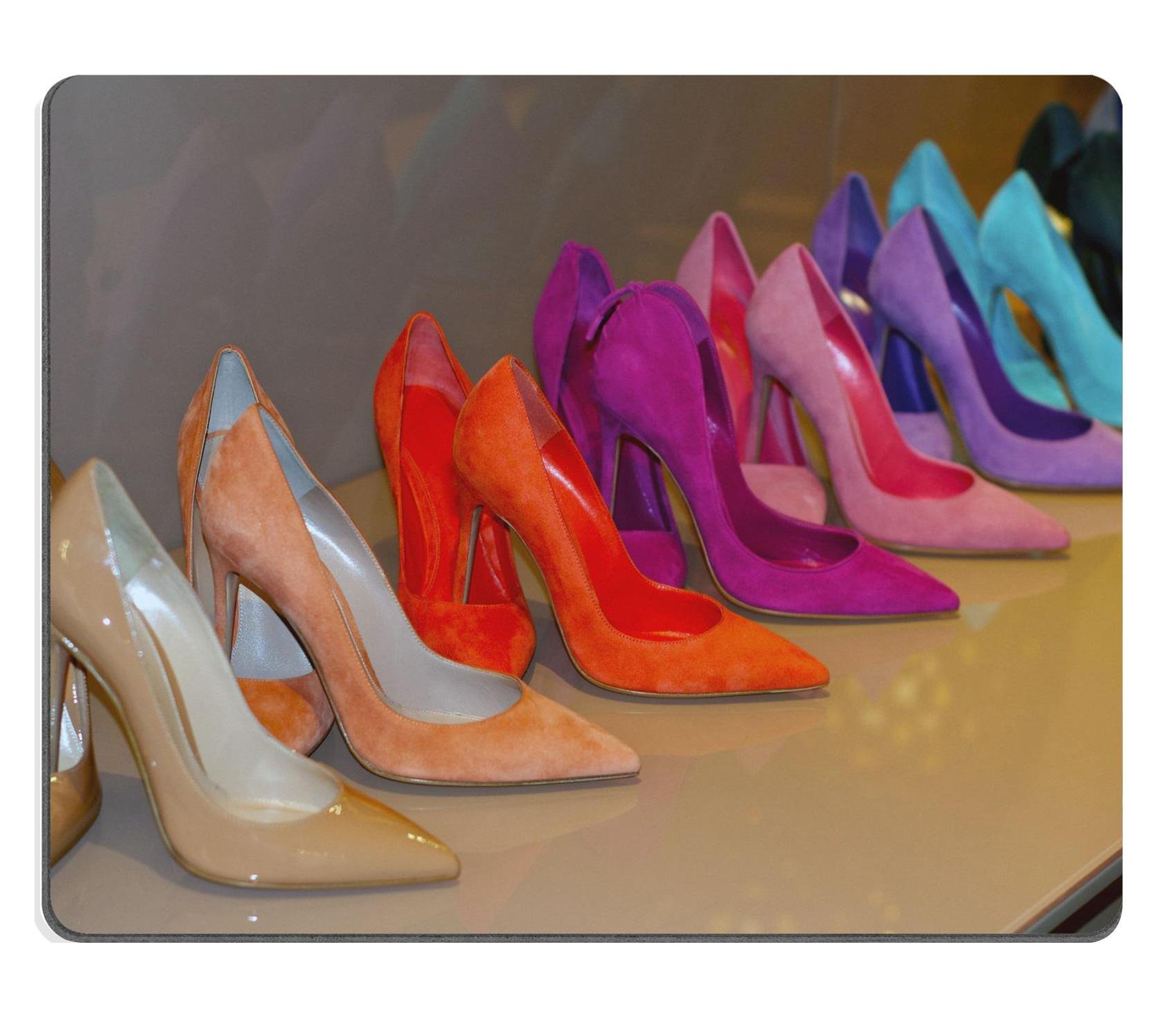 Liili Mouse Pad Natural Rubber Mousepad Women Fashion Shoes with high Heels Image ID 14181005