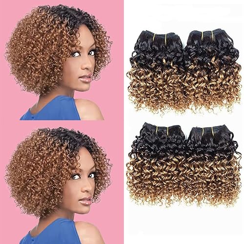 Kinky Curly Bundles Human Hair 8 inch Curly Human hair