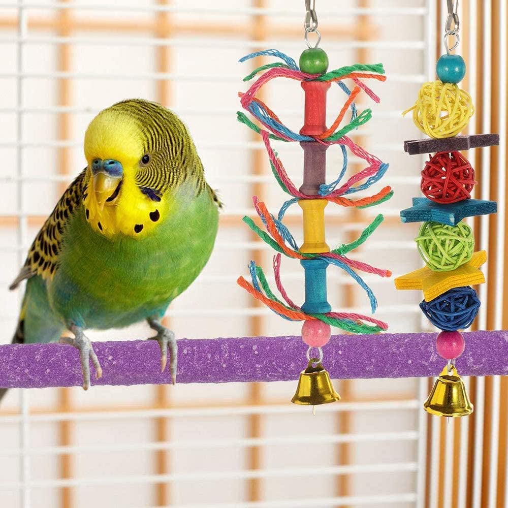 5 Pezzi Posatoi Pappagalli, Trespolo Per Pappagalli, Posatoi Per Uccelli Gabbia Per Uccelli, Per Uccelli, Posatoio Per Uccelli Giocattolo, Per Uccello Domestico Piattaformaper Pappagalli, Fringuelli