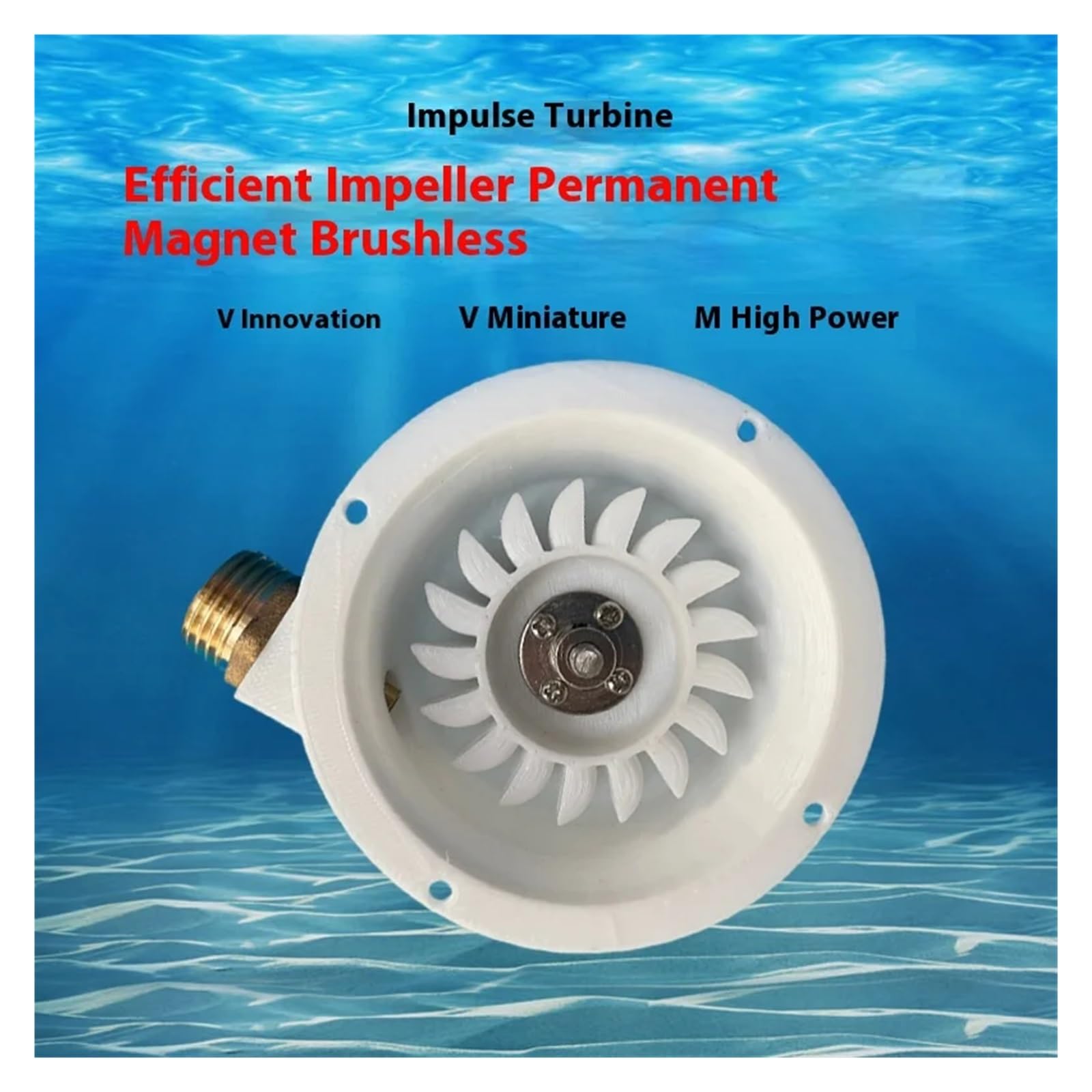 Home Small Portable Micro Field Impulse Permanent Magnet Brushless Generator Micro Turbine Hydroelectric Generator Brushless,Hochleistung
