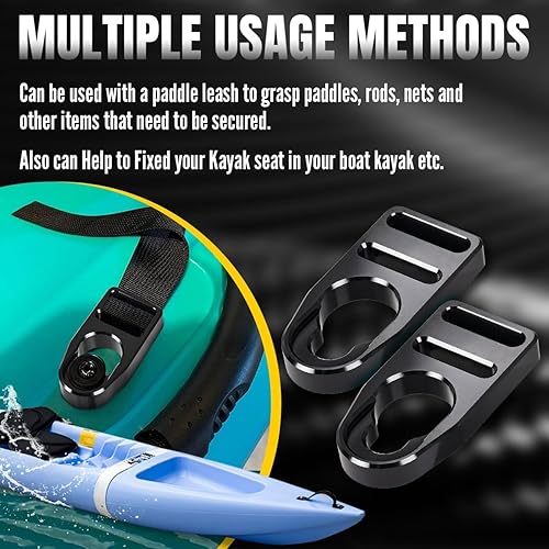 Miniatura 8 de Canitu Clip de hebilla de repuesto para correa, pestillos de mecanizado de aluminio, kit de reparación de ganchos de asiento para toda la vida o