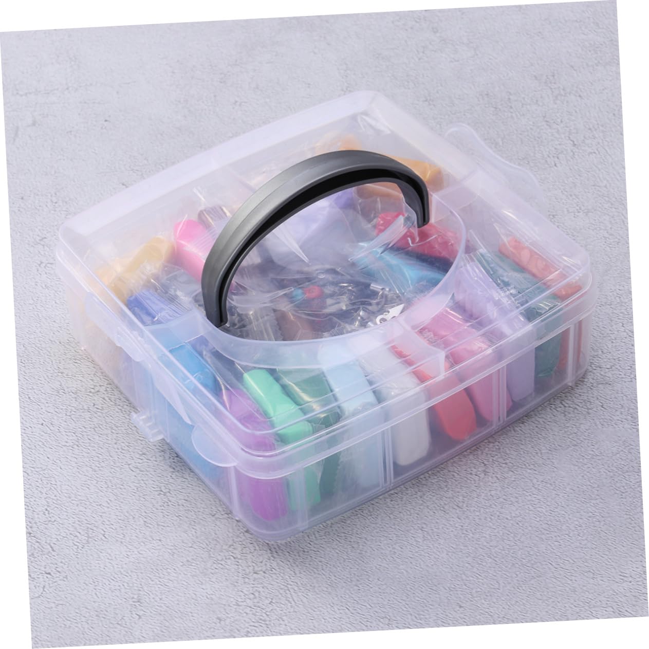 DOITOOL 24 Farben Polymer Modelliermasse Satz mit Zubehör Pvc Kreative und Klebende Tonaccessoires für Kinder Bastelspaß und Backofen Geeignet