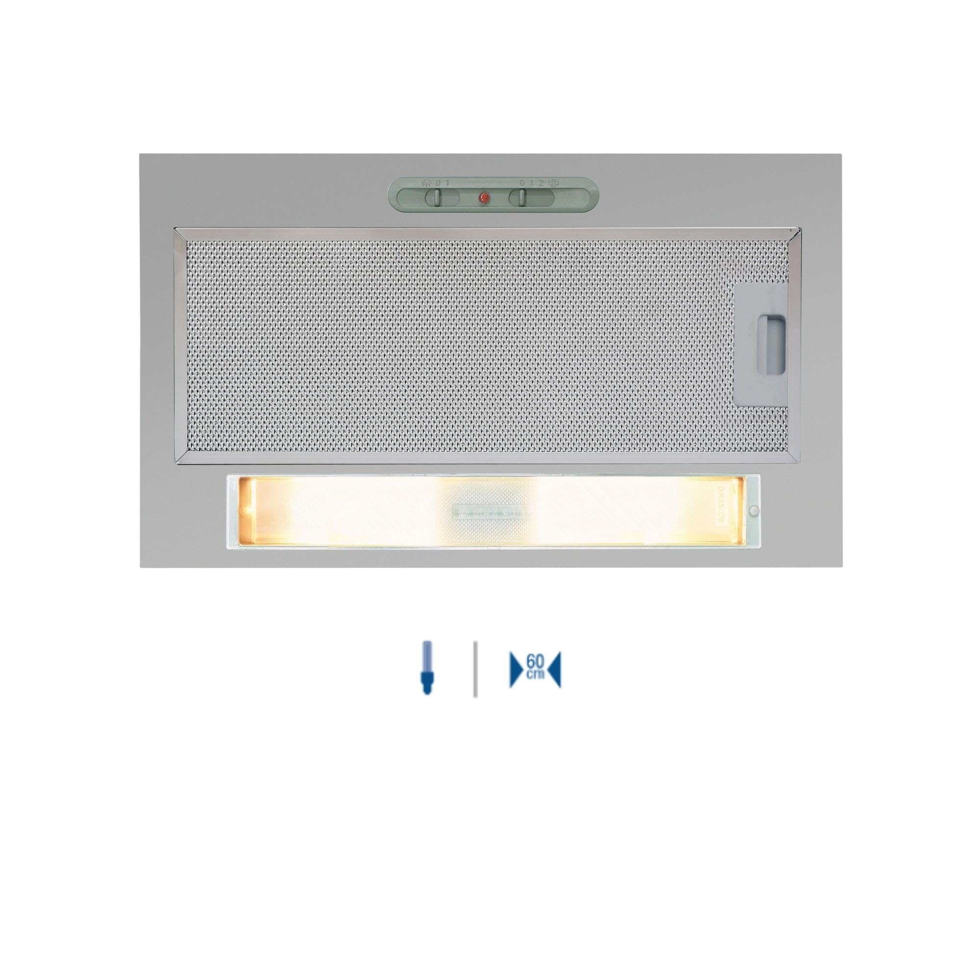 CATA Campana Extractora GK-4500 X Control Deslizante 2 Niveles Extracción 360 m3/h Nivel Sonoro 56 dB Motor K11 Iluminación Color Inox