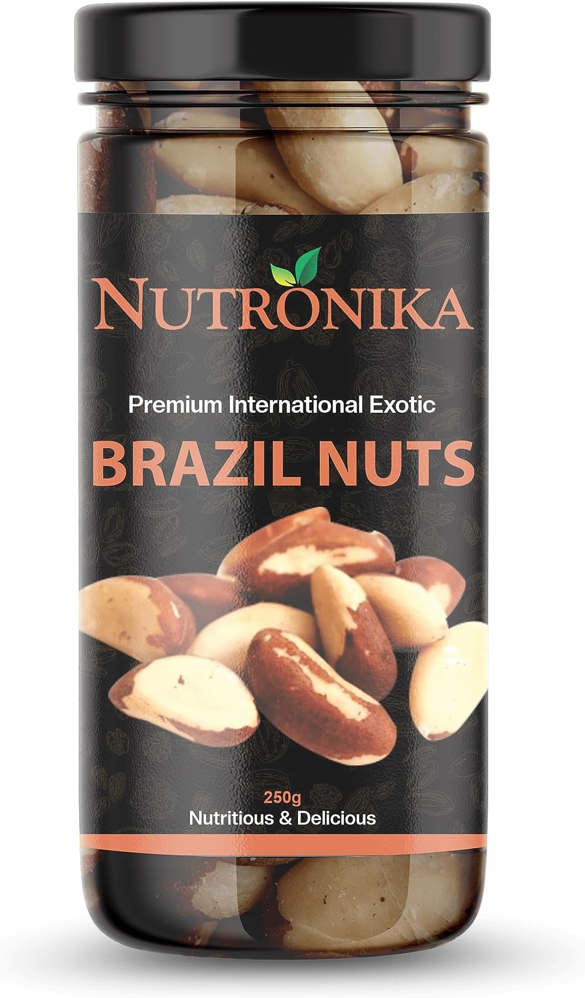 Nutronika Premium Brazil Nuts 250g | Rich in Selenium and Iron | Boosts Immunity and Improves Stamina