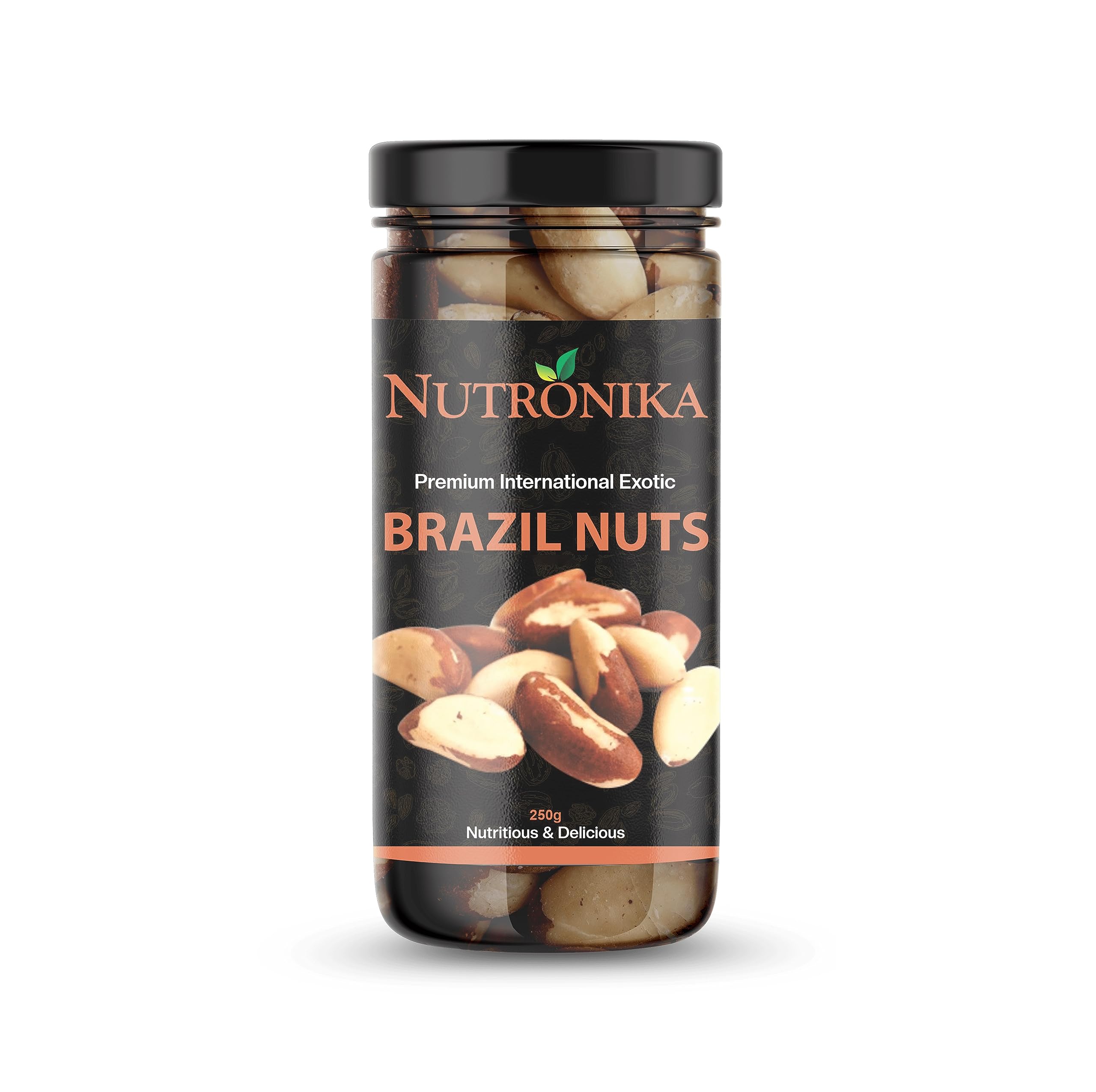 Nutronika Premium Brazil Nuts 250g | Rich in Selenium and Iron | Boosts Immunity and Improves Stamina