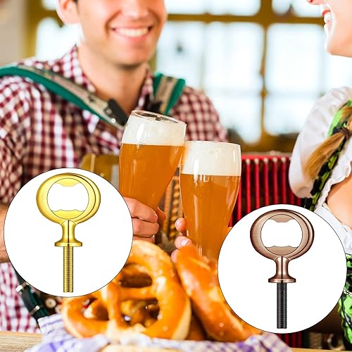 Miniatura 7 de Abridor de botellas de metal en blanco, acero inoxidable, kit de insertos para abridor de botellas con rosca para el día de San Valentín, boda,