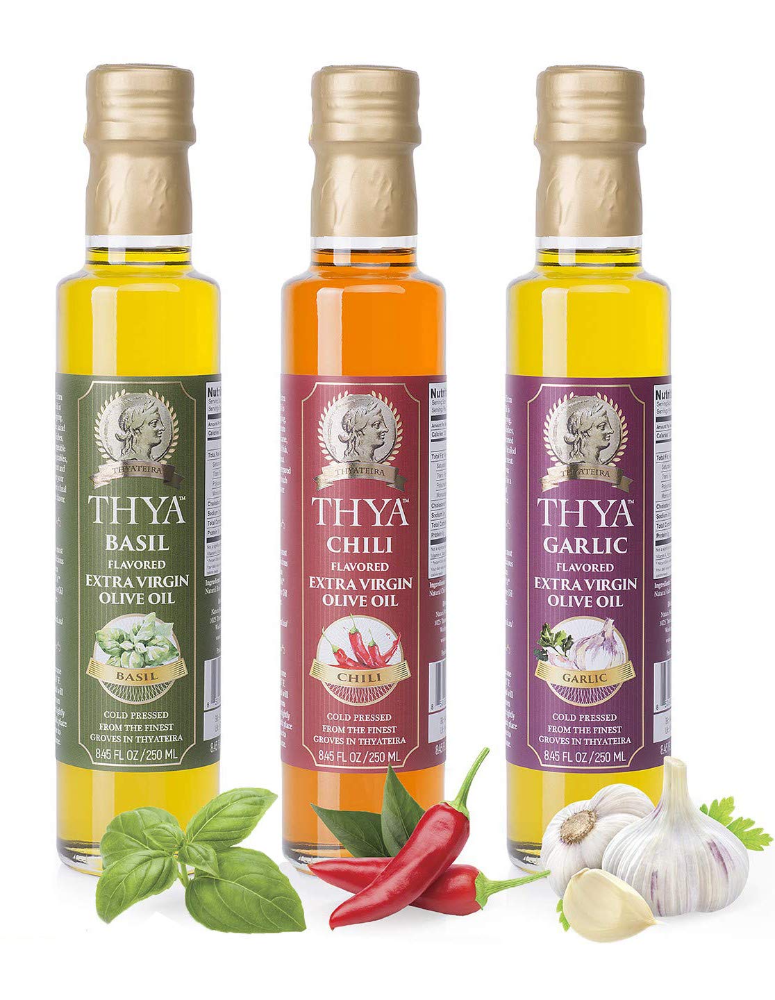 USDA Organic Extra Virgin Olive Oil 2 Pack of (25.4 fl oz/ 750ml) by THYA, First Cold Pressed, Single Source, Unblended, Natural, NON-GMO EVOO for Salad, Cooking, Baking, Dipping