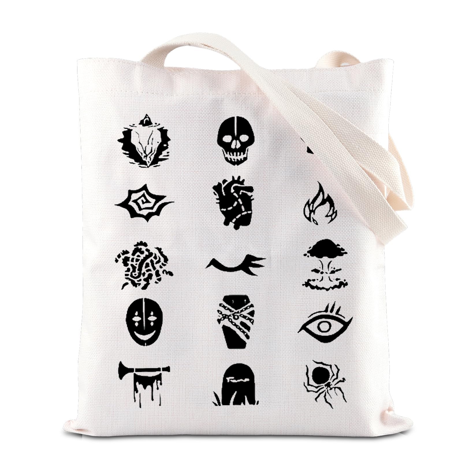 TMA Inspired Gift Fifteen Fears Magnus Archives Tote Bag Fiction Podcast Tote Bag Magnus Archives Symbols Shopping Bag