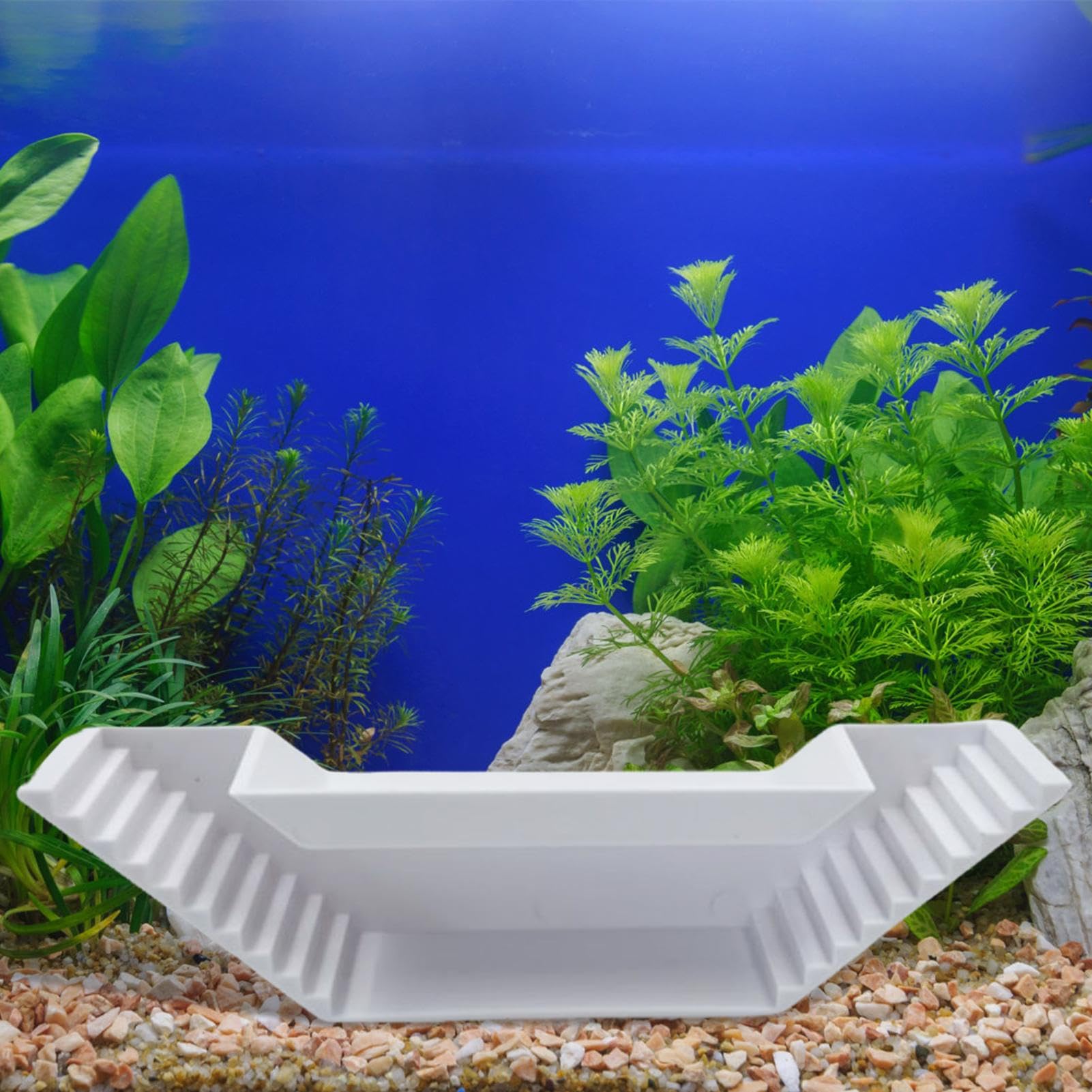 Tunnel Per Acquario In Resina - Doppia Entrata Per Pesci E Gamberetti, Rifugio Decorativo 13.5x13.5x7 Cm