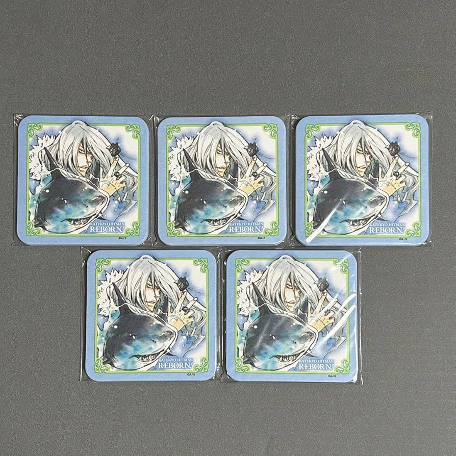 家庭教師ヒットマンREBORN スクアーロ コースター 家庭教師ヒットマンREBORN!】 台座付きアクリルスタンドコースター（S