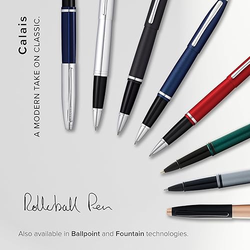 Miniatura 5 de Cross Calais - Bolígrafo roller lacado gris mate y negro