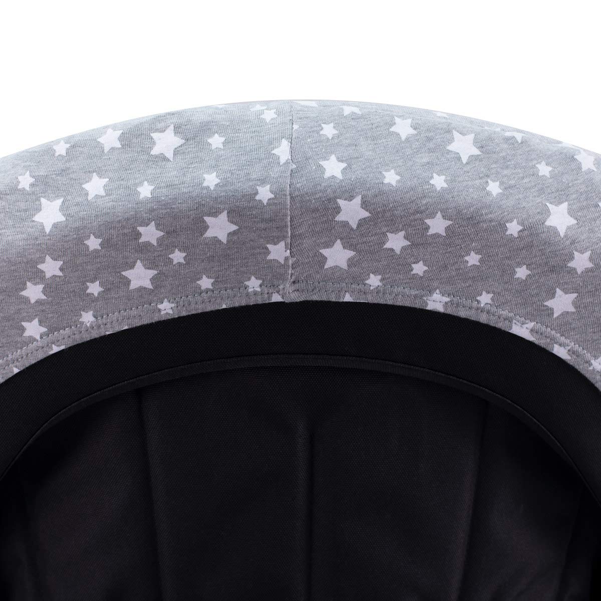 JYOKO KIDS Materassino per passeggino compatibile con Bugaboo Cameleon 3 in cotone 100% (White Star)