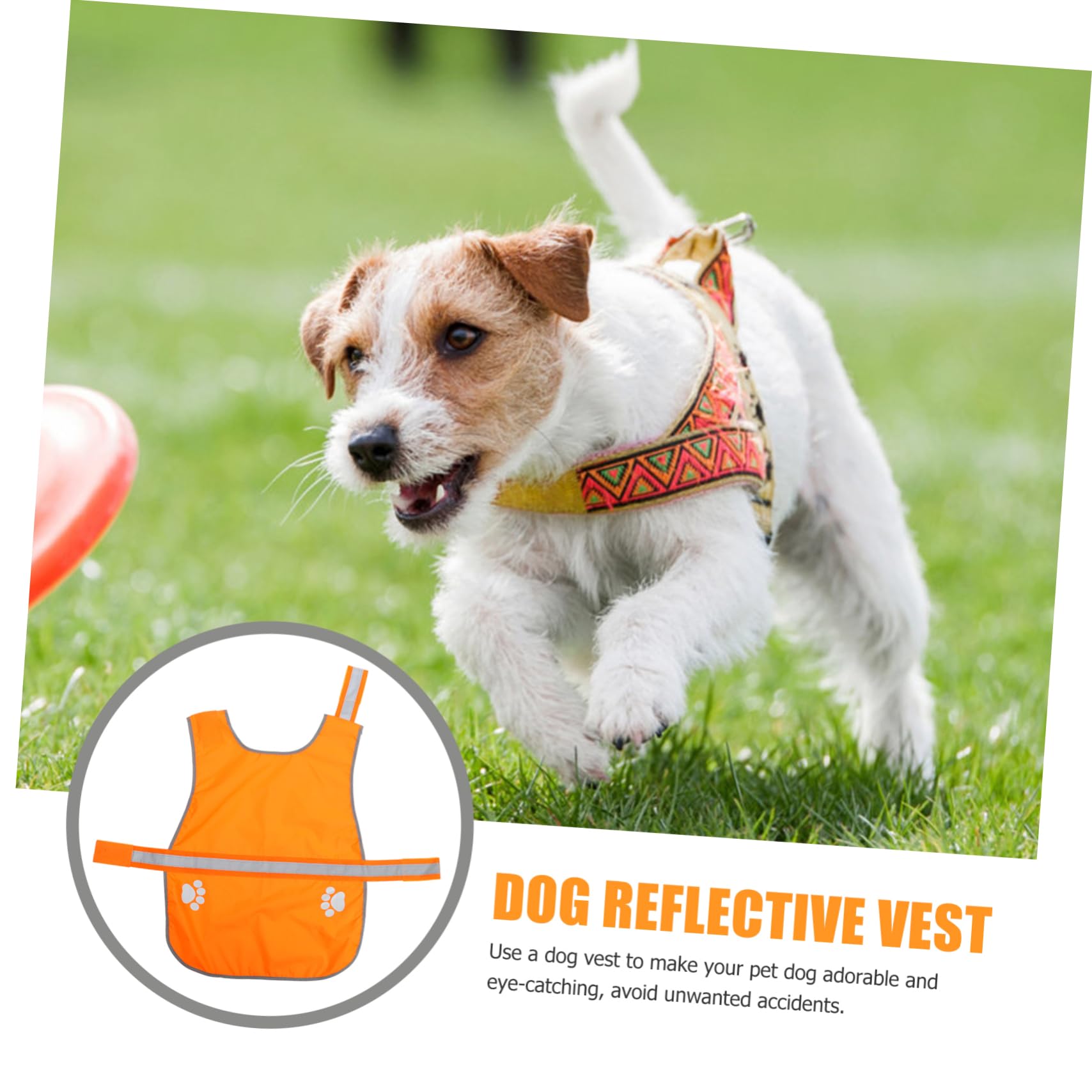 Supvox 5stücke Reflective Dog Vest Für Mittlere Hunde Atmungsaktives Und Wasserdichtes Material Für Outdoor-aktivitäten Erhöht Die Sichtbarkeit Und Ihres