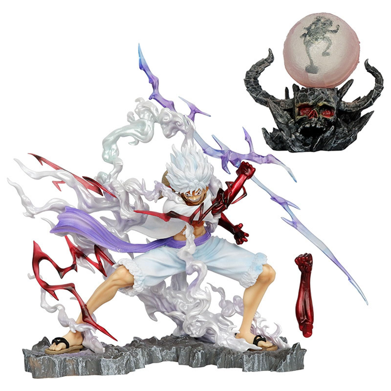 台座パーツのみ ワンピース ニカルフィ ギア5 麦わら ルフィ フィギュア Amazon.co.jp: 28cm ライトニングニカルフィアニメフィギュア