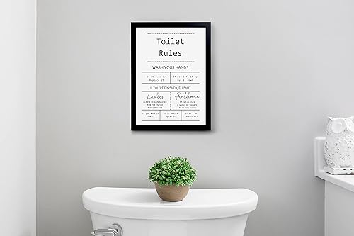 Vista 27 de YongArt Decoración de baño enmarcada en negro, divertido arte de pared de vaca de las tierras altas en bañera, 8 x 10 pulgadas Arte de pared de vaca