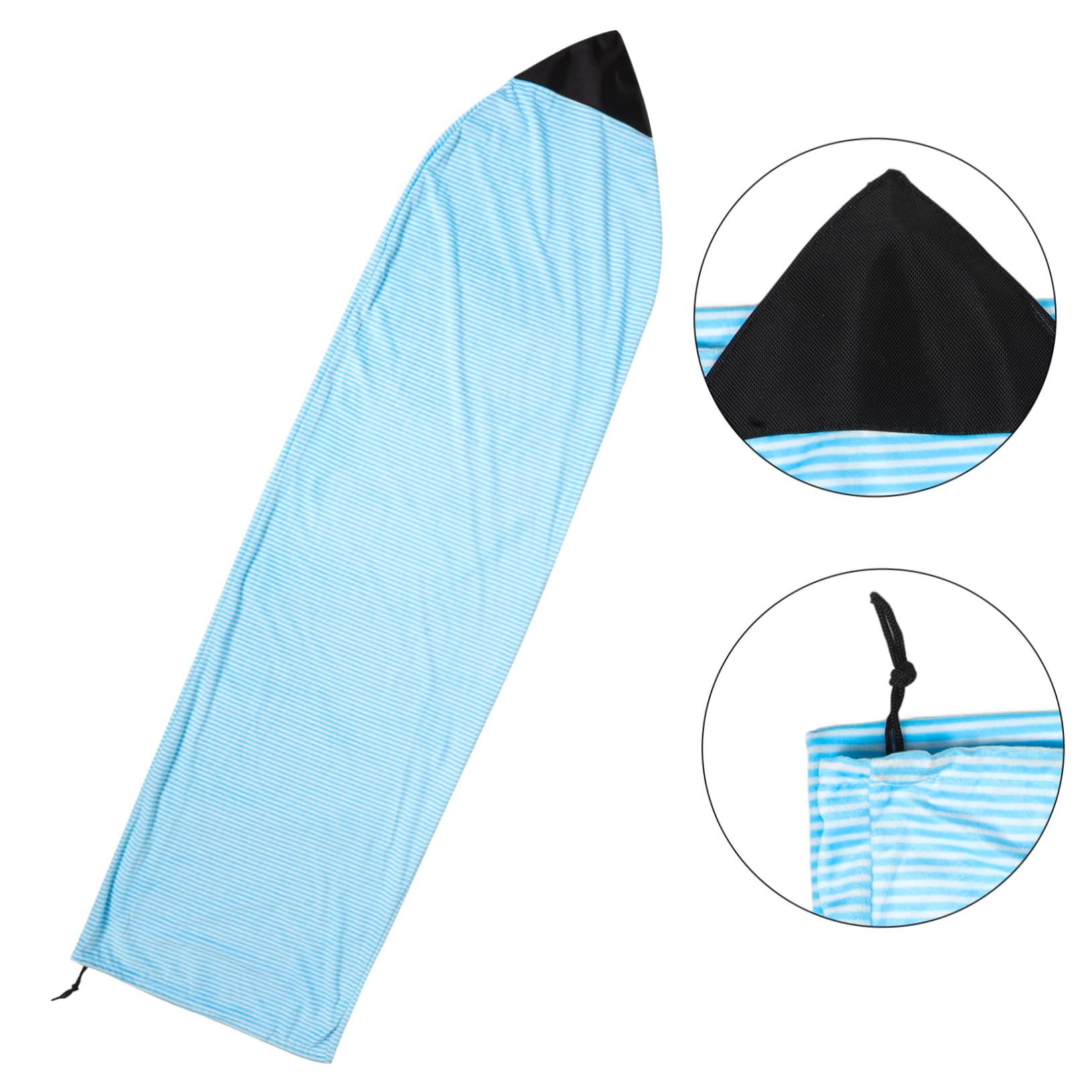WOONEKY Funda Protectora para Tabla De Surf Plegable Bolsa De Transporte Protección UV para Viajes Almacenamiento y Cuidado De Equipos De Surf
