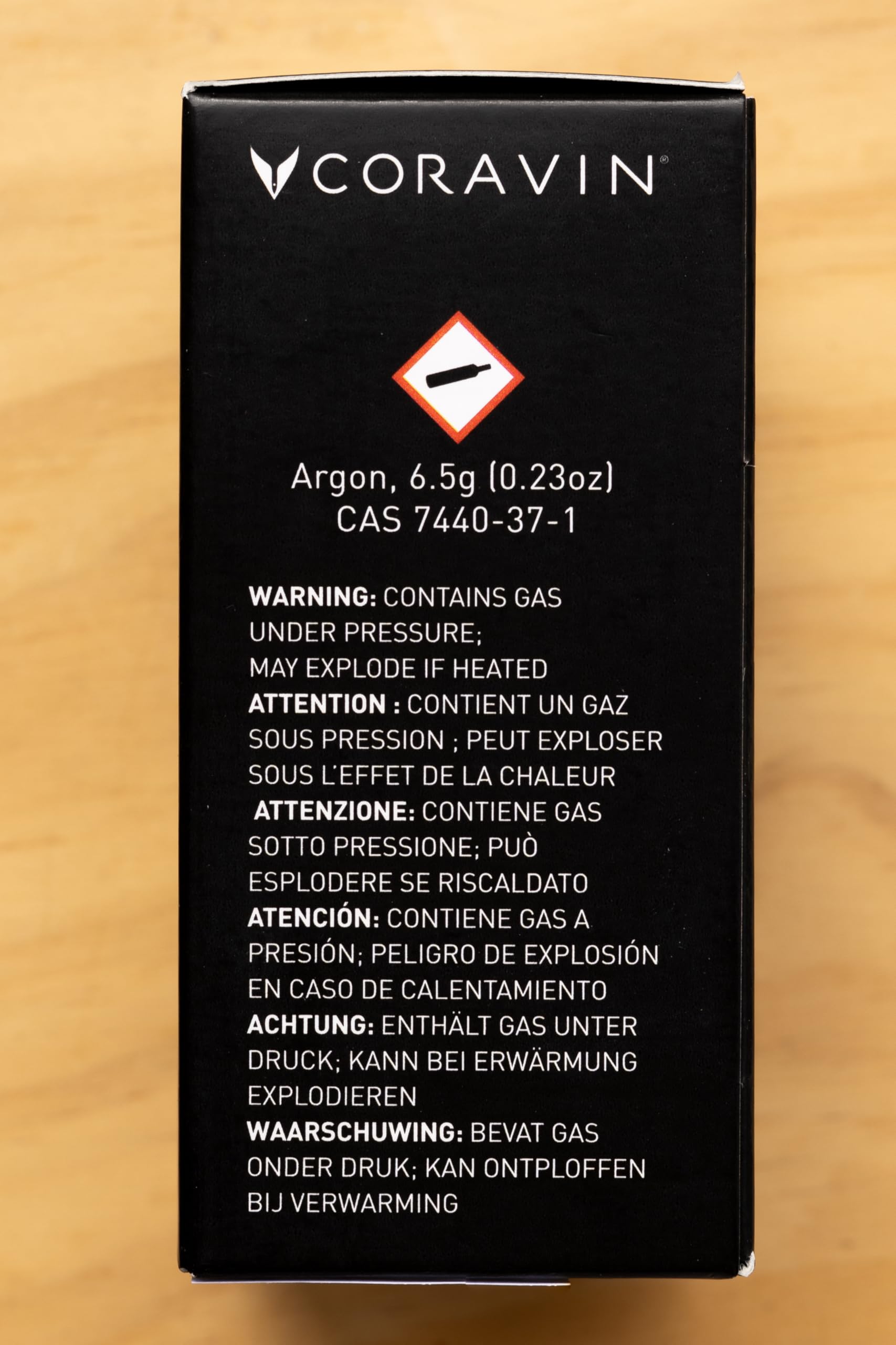 Coravin Capsule in Acciaio Inossidabile con Gas Argon | da Utilizzare con i Sistemi di Conservazione del Vino Capsula Conserva Fino a 15 Bicchieri, Confezione da 6