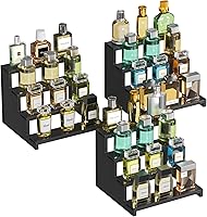 Vista 17 de Lifewit Organizador de Soporte de Perfumes de 4 Niveles para Mujeres, Elevador de Exhibición de Plástico, Montaje sin Herramientas, Estante