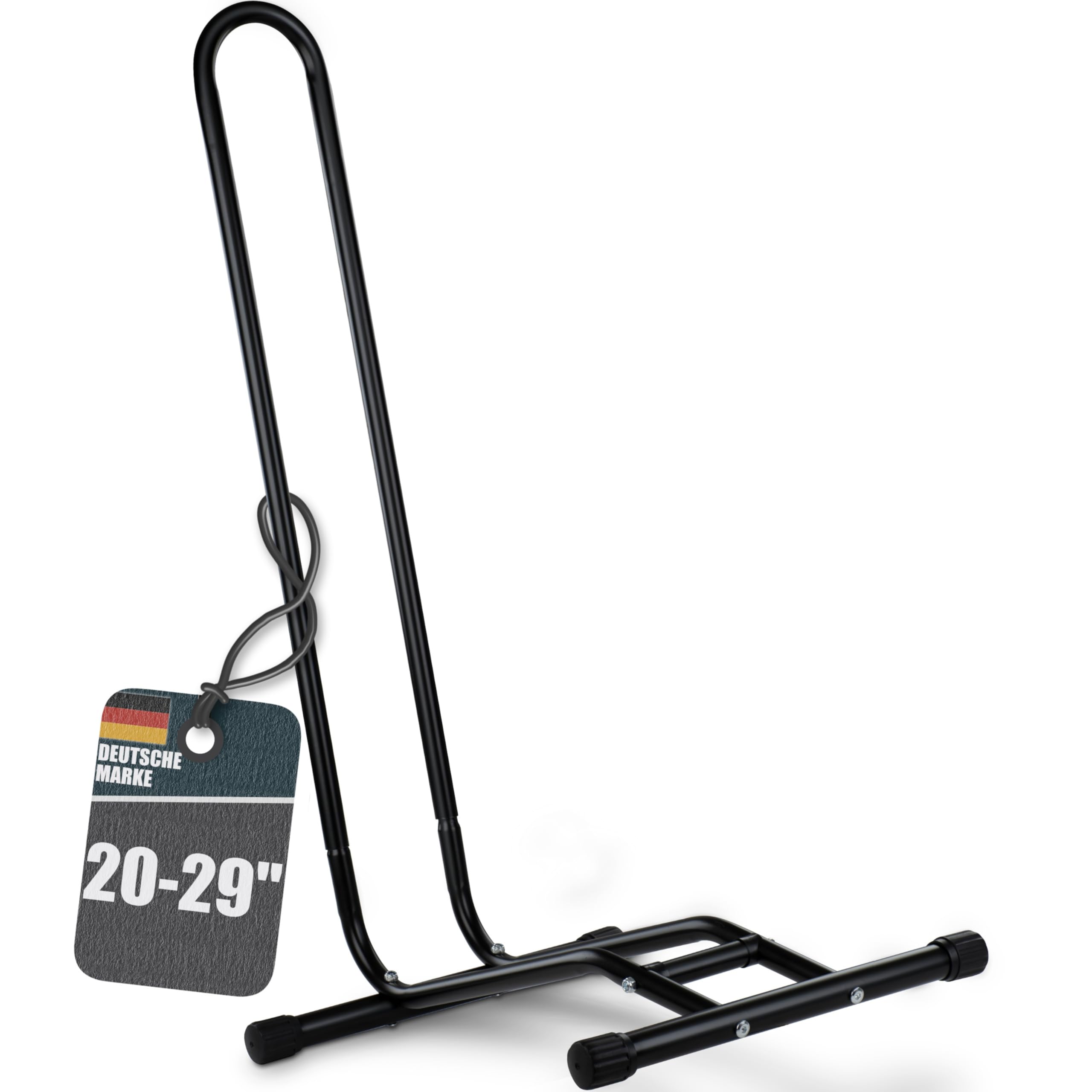 Fahrradständer Mountainbike 20-29 Zoll - MTB Fahrrad Ständer für den Boden - Fahrradhalter freistehend für Reifen bis 3 Zoll Breite
