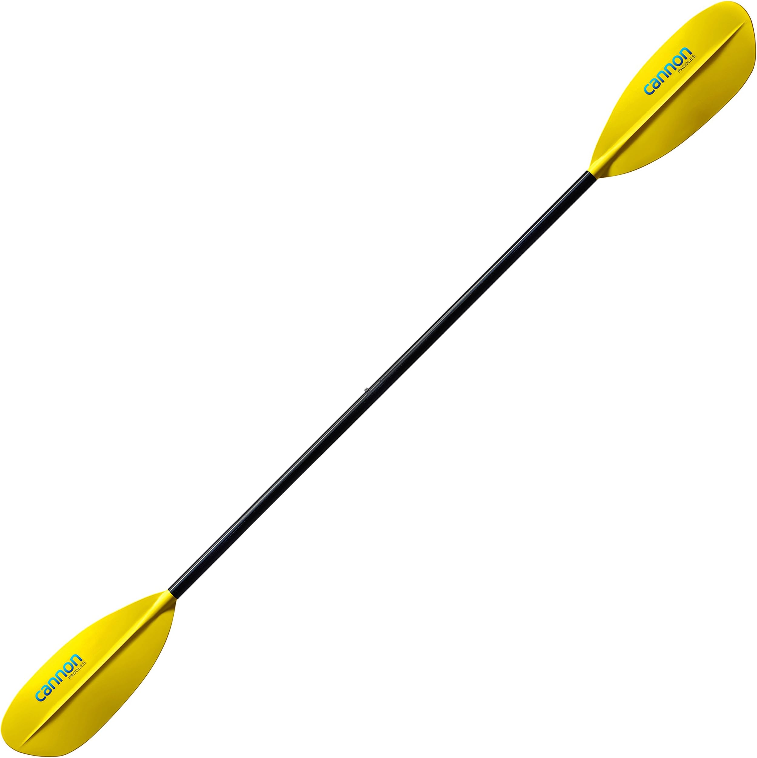 Cannon Paddles Escape FX Kayak Paddle with Yellow Fiberglass Reinforced Polymer Blades (2-Piece)