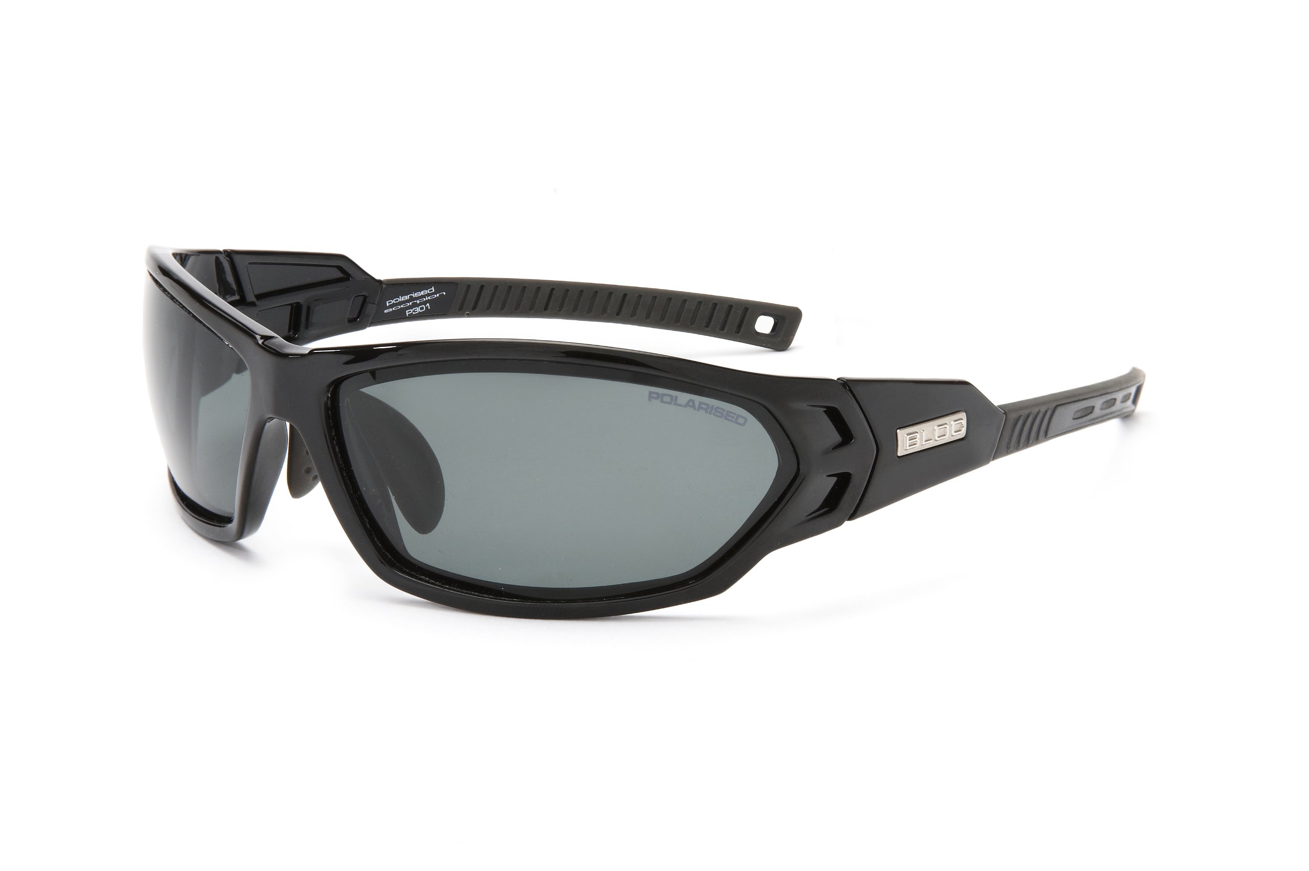 BlocP301 Black Scorpion Wrap Sunglasses Polarised