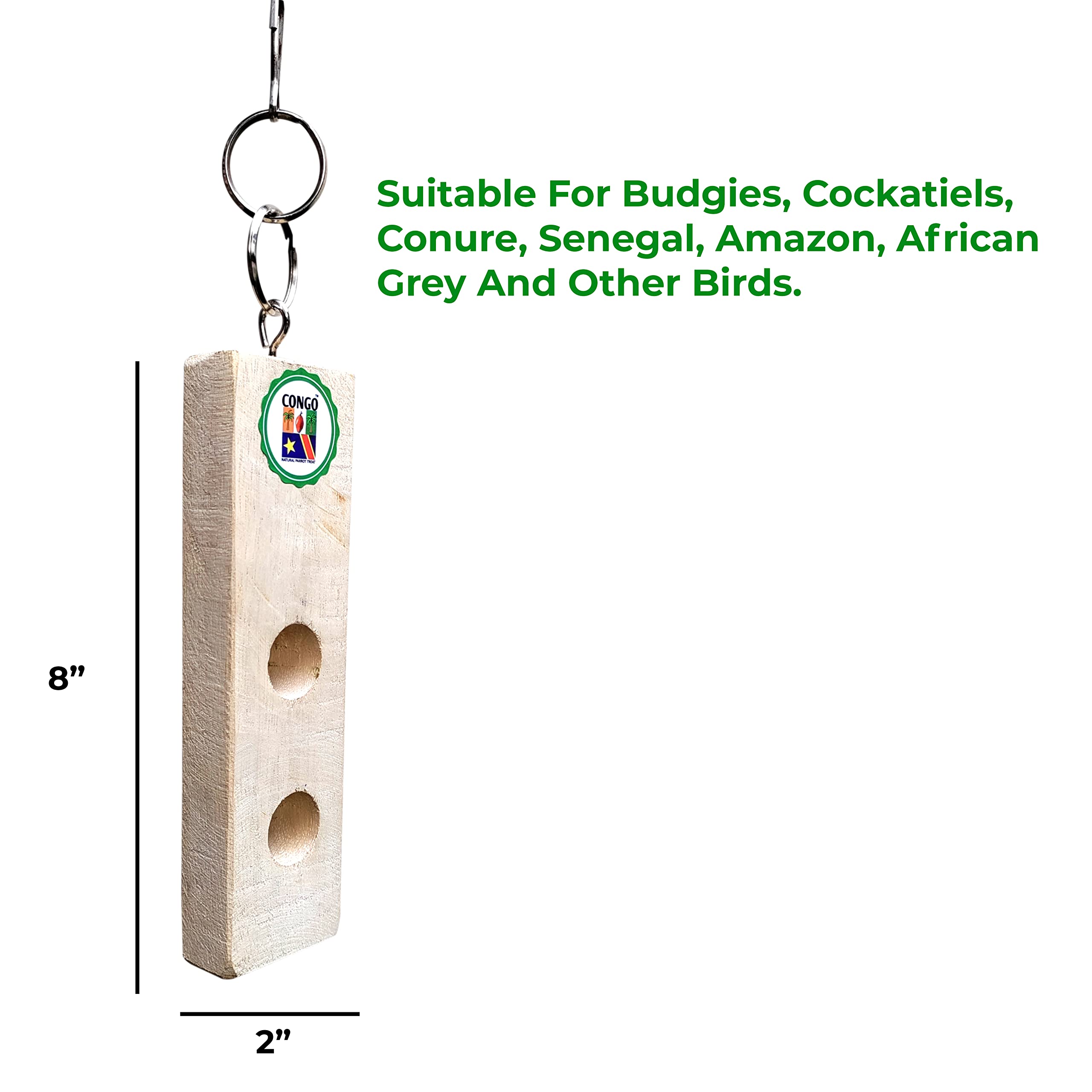 Congo® Neem Or Eucalyptus Chewing Toy Twigs for Budgies, Cockatiels, Conure, Senegal, Amazon, African Grey and Other Birds | 5 Pc 1