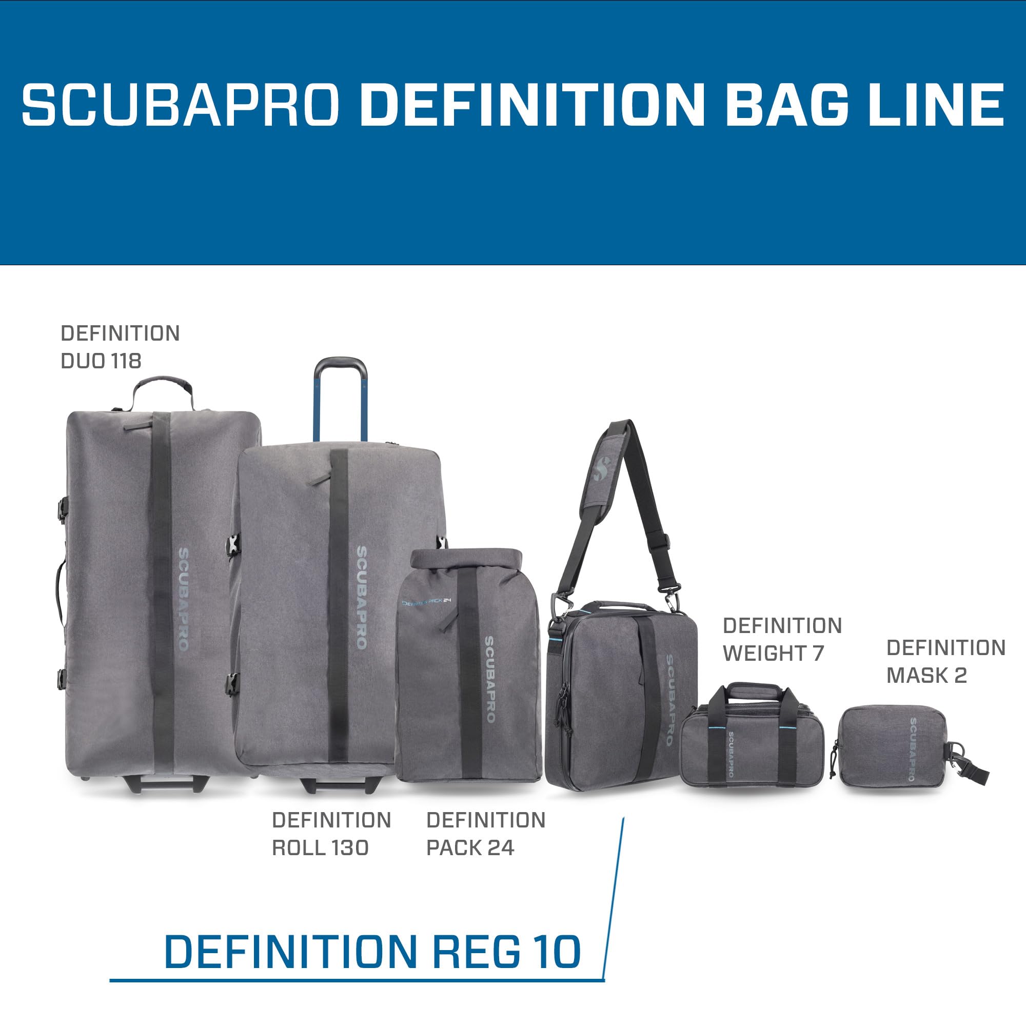 Scubapro Definition Regulator 10l Bag One Size
