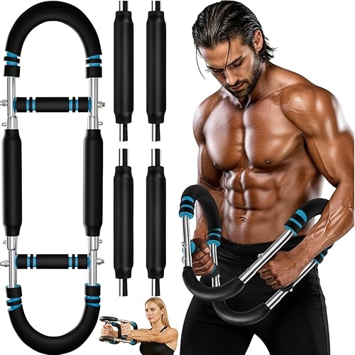 Miniatura 1 de Twister - Entrenador de brazo para hombres y mujeres, equipo de entrenamiento ajustable de pecho de 30 a 120 libras, con 4 resortes y póster de