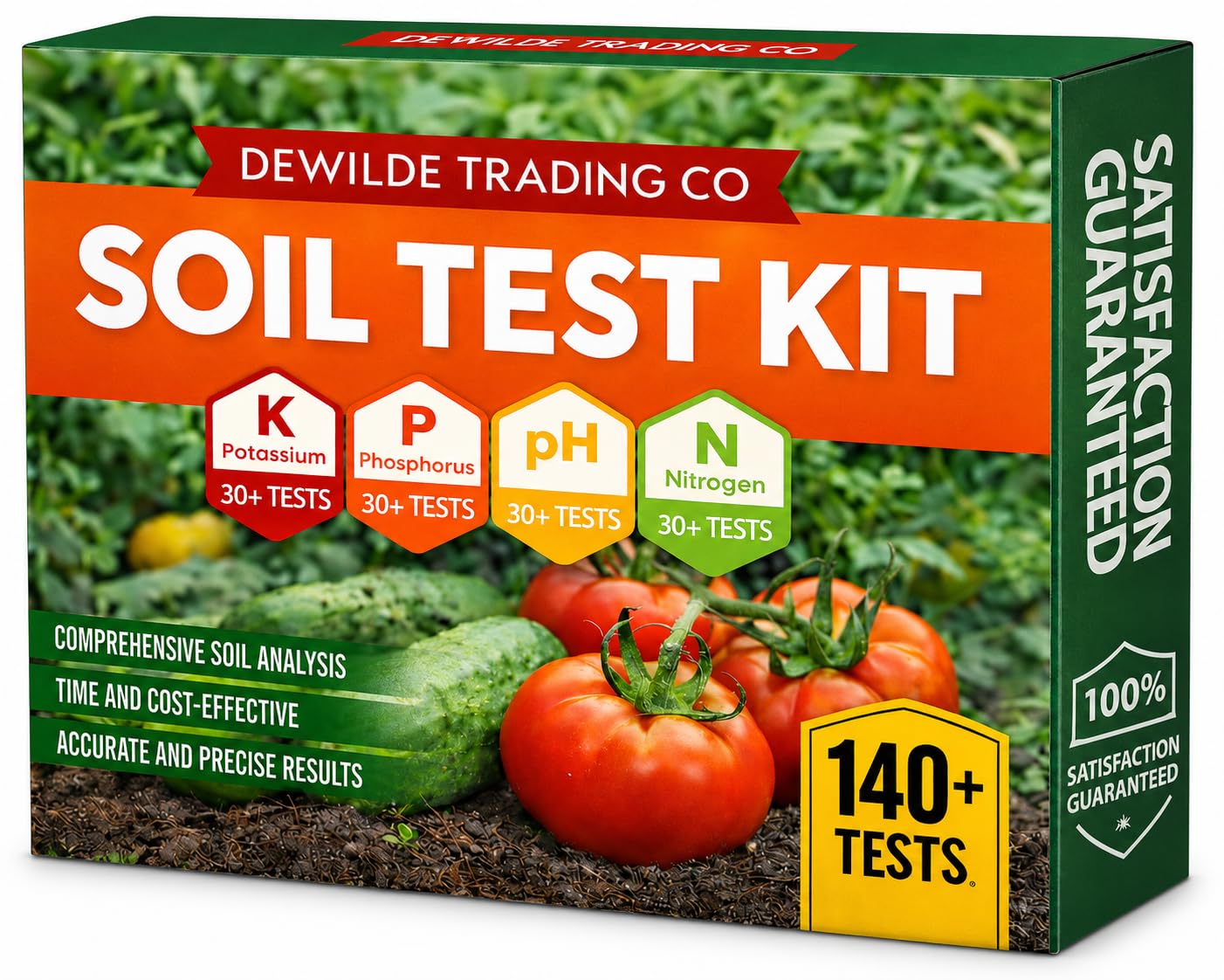 Soil Test Kit 140 Tests (2026 Updated Instructions)