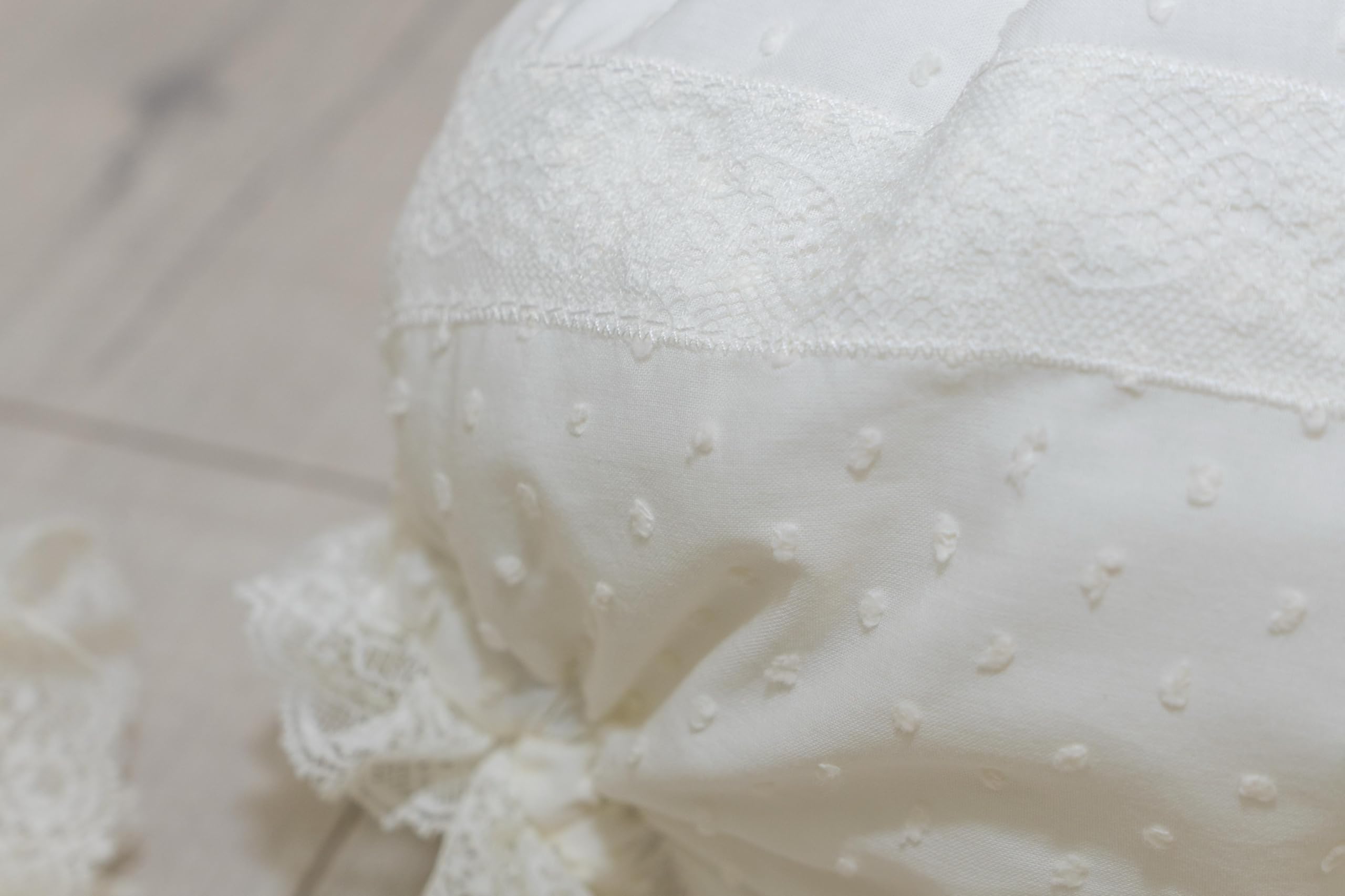 Nenel Traje de bautizo para bebé – Faldón bautismal unisex – Vestido de ceremonia bautismal para bebé – Modelo París