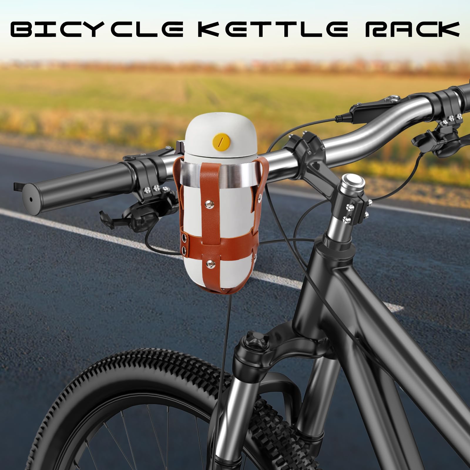 Portaborraccia Bici Con Tasca Rete - Senza Viti, Per MTB, Strada, Scooter - Foto 6