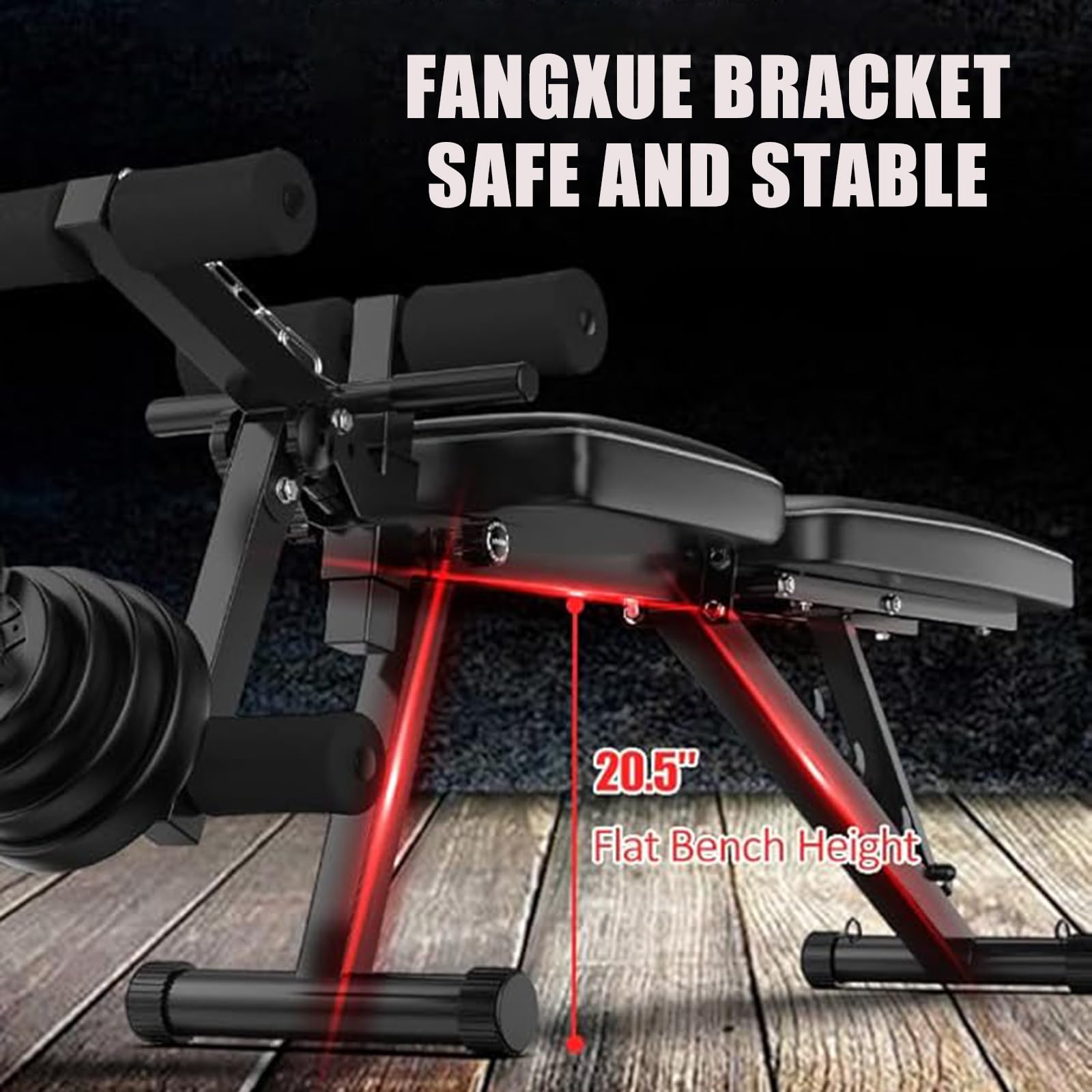Panca Palestra Multifunzione, 7 in 1 Panca Pesi Regolabile,Panca Addominali, Panca Piana Pieghevole Fitness Adatto Per Casa E Palestra, 440 Lb Capacità Di Peso Black,162cm