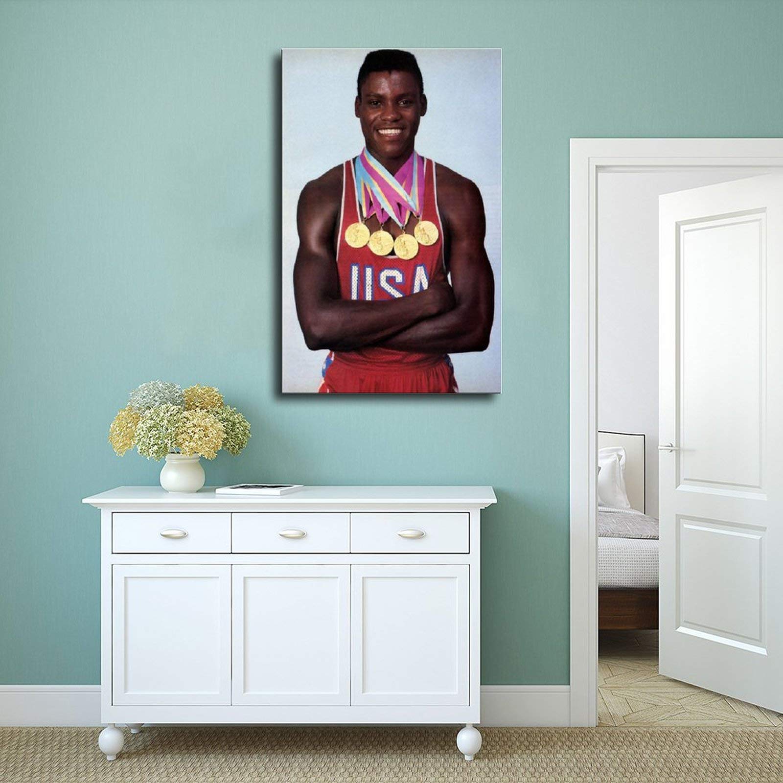Amazon｜陸上競技選手カールルイス壁の装飾絵画スポーツポスター2