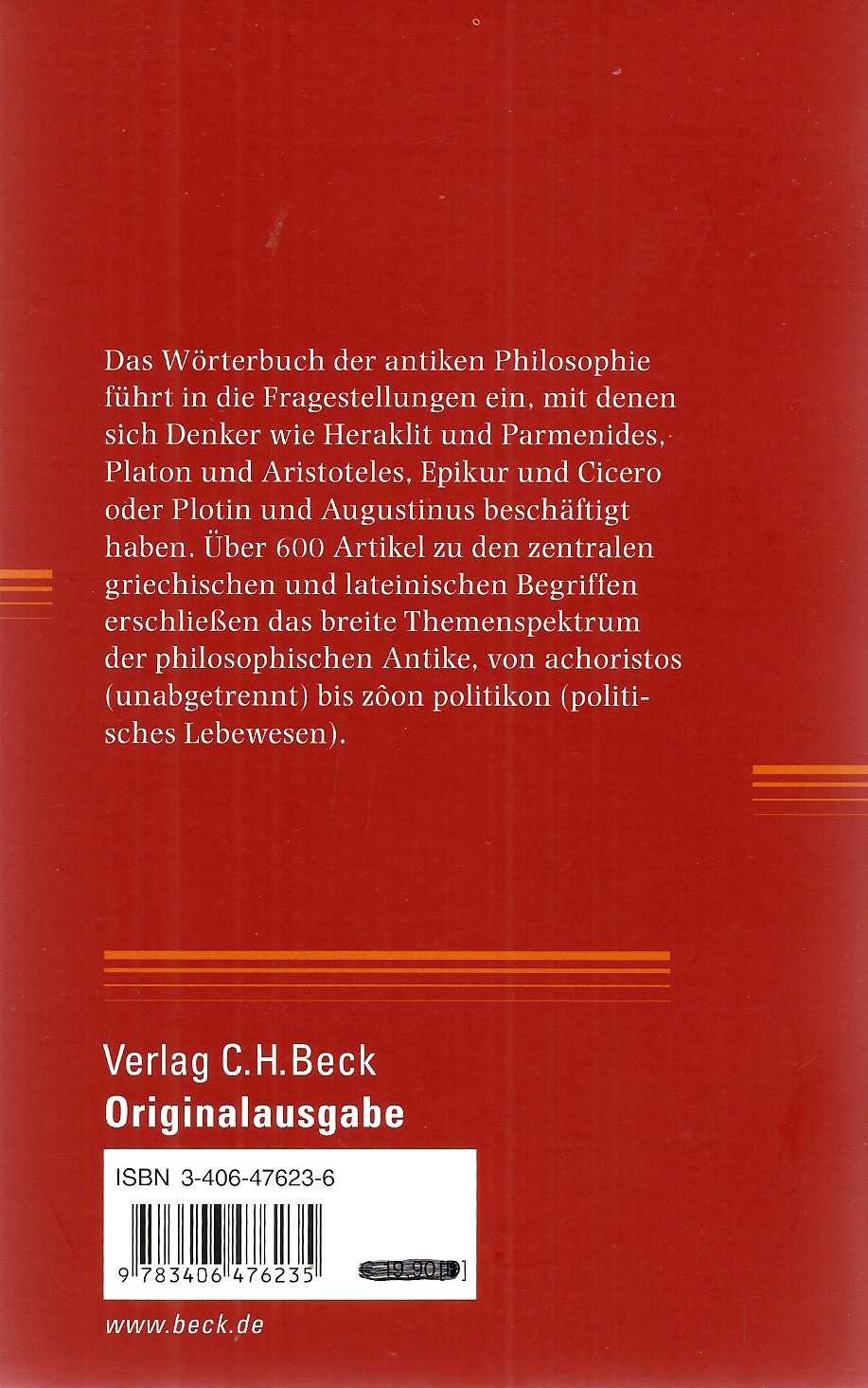 Wörterbuch der antiken Philosophie