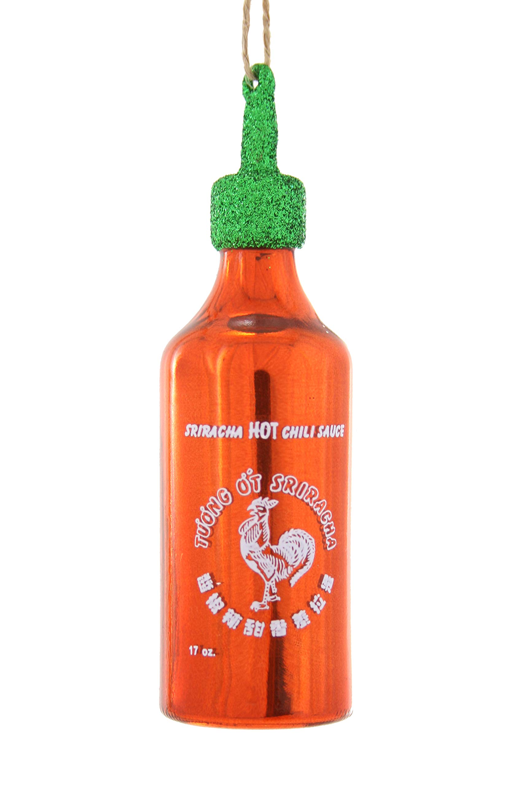 Cody Foster & Co Sriracha Chili Sauce Glass Ornament
