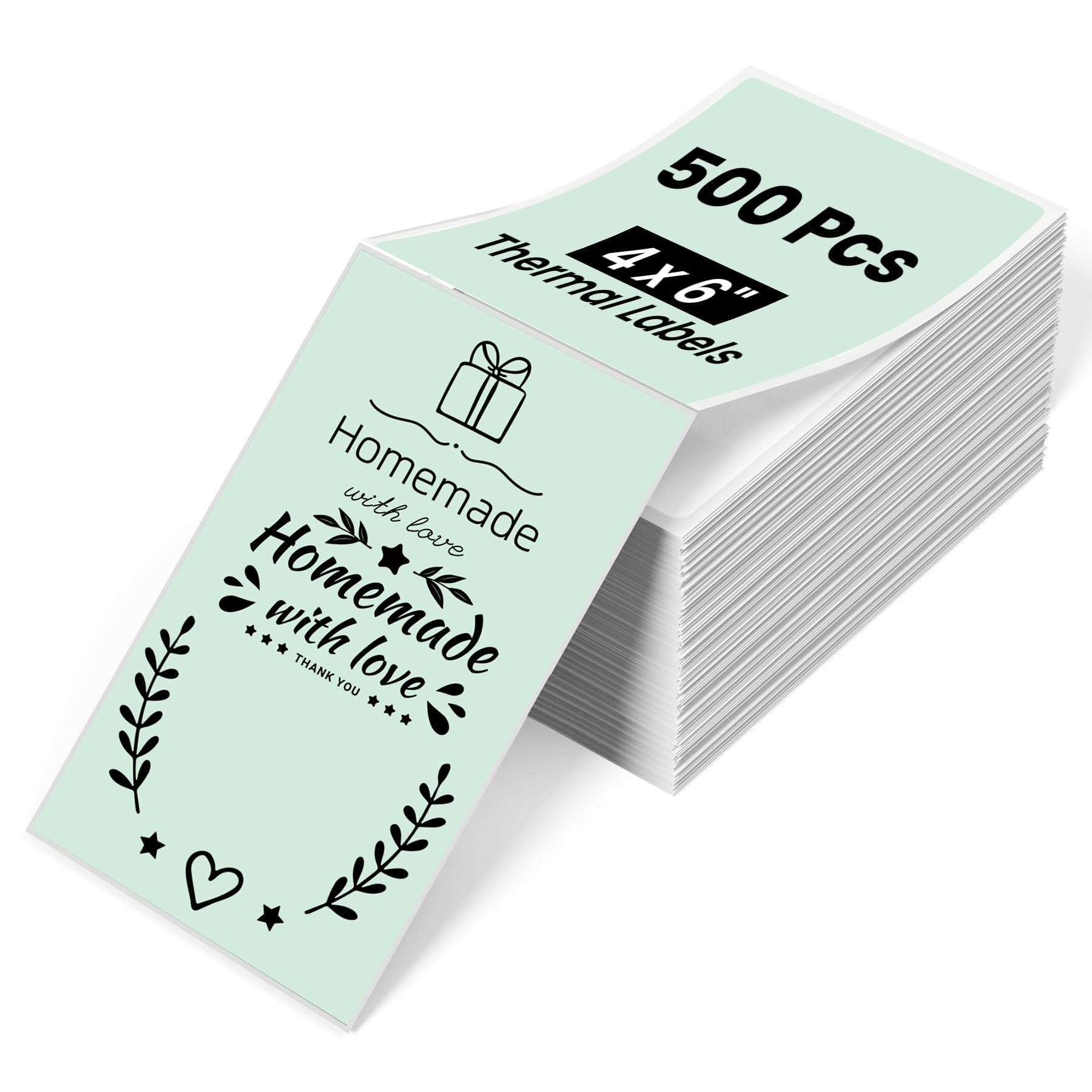 500-Pack 4x6 Thermal Labels for Shipping and Mailing
