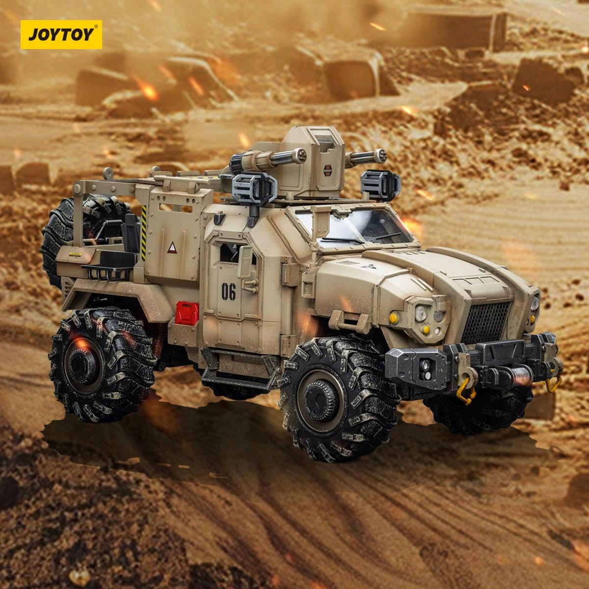 Joytoy 1:18 Cyclone Assauit Armored Car Hardcore Coldplay Action Figure Collection Models
