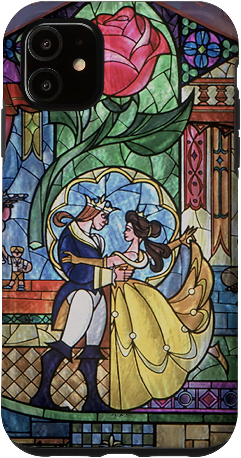 Disney Beauty & The Beast Stained Glass Case for iPhone 16 Pro