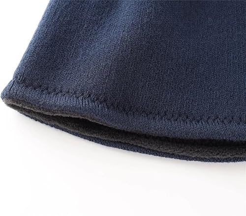 Miniatura 5 de LLmoway Gorro de punto para hombre, de forro polar, reversible, para ciclismo