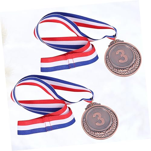 Miniatura 4 de Milisten 4 Pcs Award Medal Competition Medal Award Wheat Winner Medal Sports Medals The Medal Zinc Alloy Gold