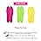 Sintege 3 Pairs Breathable Shoe Insoles Inserts Soft Cushioning Double-Layer Latex Foam Perforated Replacement Insoles for Men 7-11 Woman 2-8 (Rose Red,Fluorescent Green,Yellow)