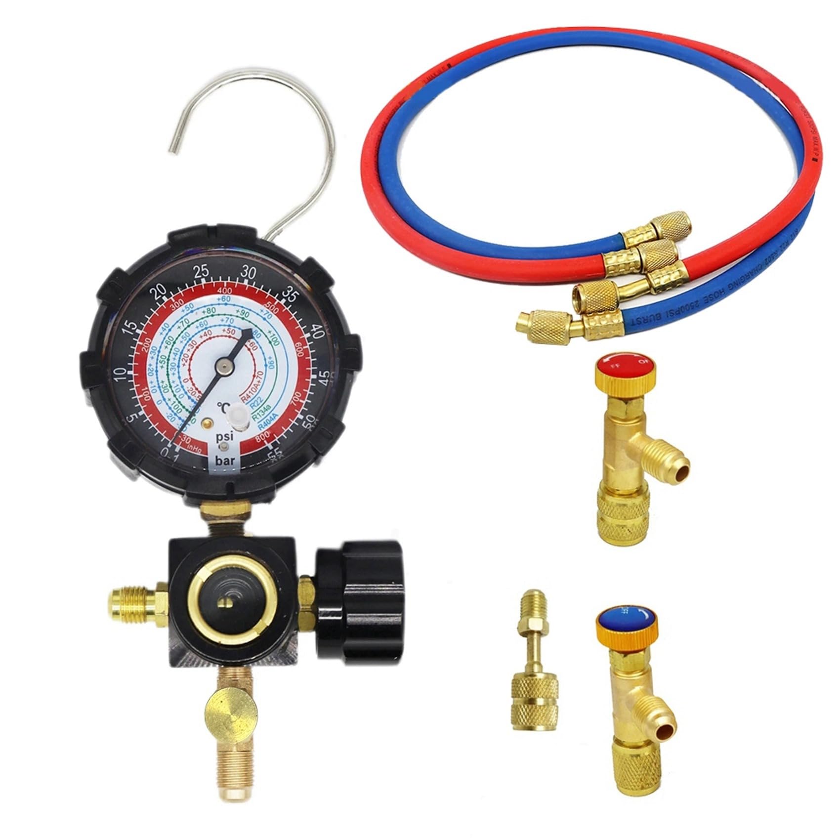 Manomètre de collecteur de climatisation Basse Pression R134A