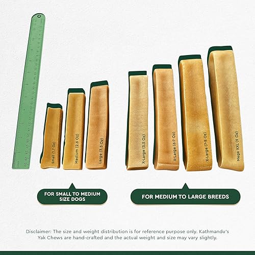 Miniatura 6 de Auténtico queso de yak del Himalaya para perros, pequeño (paquete de 15) - Procedente de prístina estribación del Himalaya, sin cuero crudo, sin