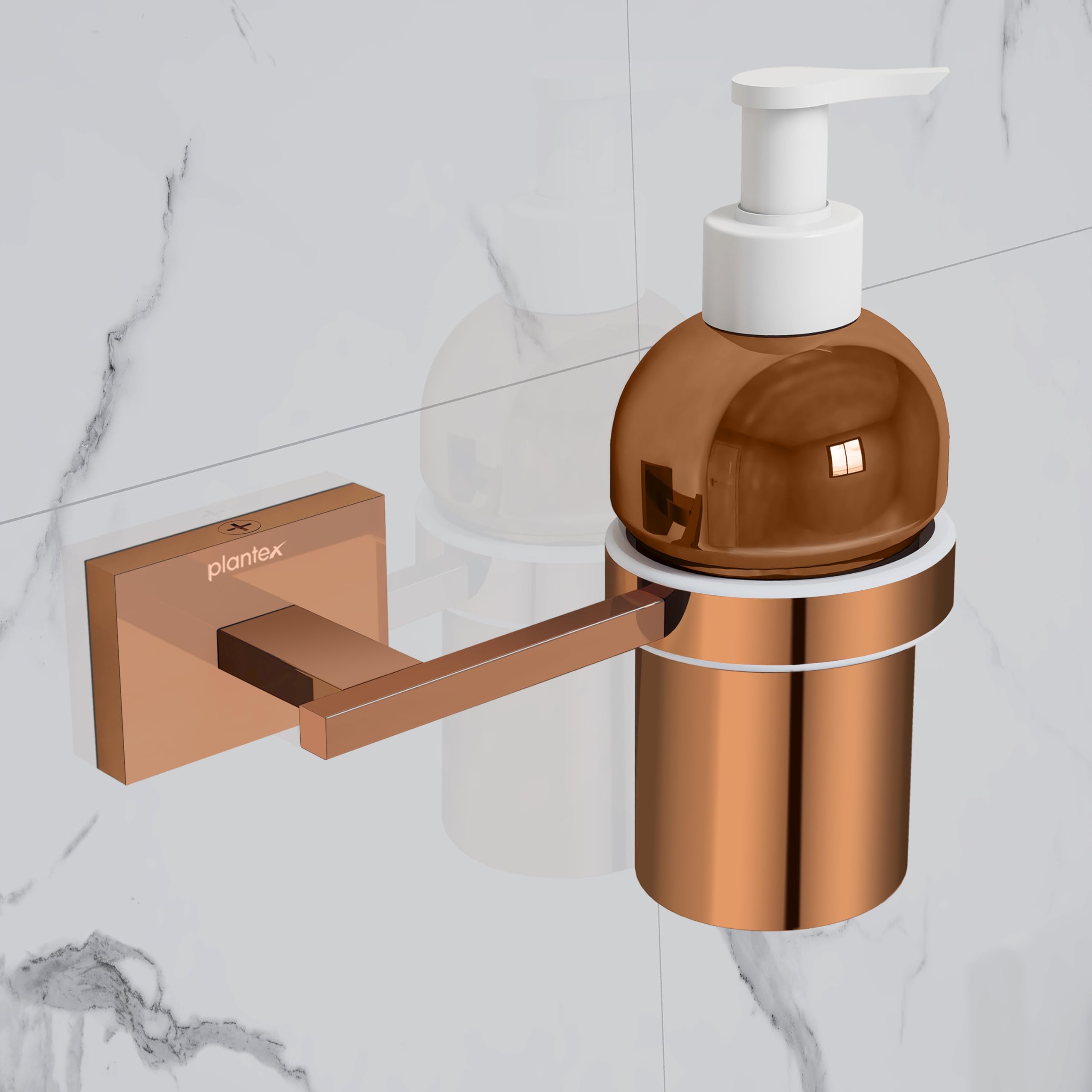 Plantex 304 Grade Stainless Steel Handwash Holder for Wash Basin Liquid Soap Dispenser for Bathroom Accessories - Benz (Rose Gold) (B0B3D7Q8BJ) Amazon Price History, Amazon Price Tracker